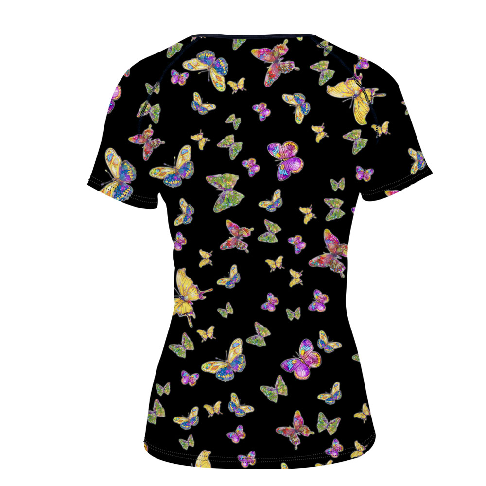 Camiseta con calavera de mariposa de varios modelos MASCALAVERAS